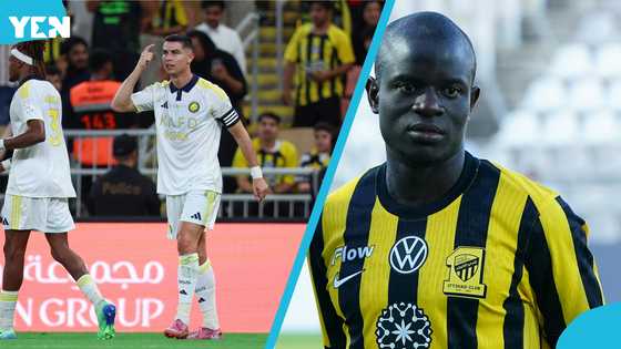 N'Golo Kante 'snubs' Ronaldo's handshake before Al-Ittihad, Al-Nassr kick-off: video