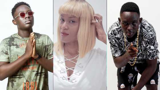 "You are just too much” - Fans excited over video of Tutulapato’s freestyle rap with Tracy Sarkcess in salon