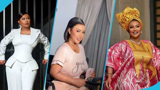 Nana Ama McBrown shuts down Instagram, shows off her fine legs in shorts and flawless makeup