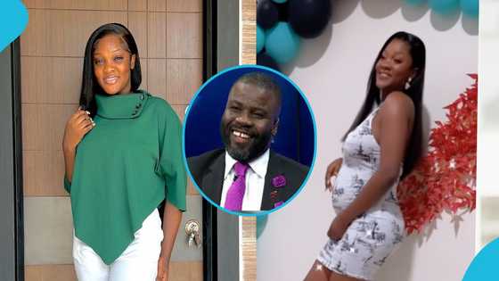 Sammy Kuffour's baby mama looks stunning in stylish maternity outfits for her pregnancy photoshoot: "This is beautiful"