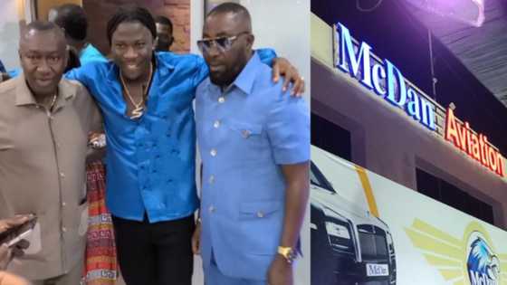 “Big boys league” - Fans say as 1st 2022 photo of Stonebwoy, Despite, and Ofori Sarpong pops up