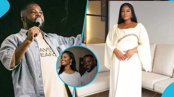 Pastor Gideon Danso spends only GH¢600 on his wedding, bride rocks a chic dress and natural hair