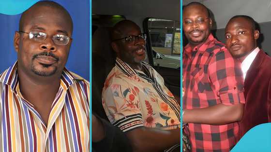Radio presenter Papa Sly resurfaces in public after many years in the US, hangs out with DJ Black