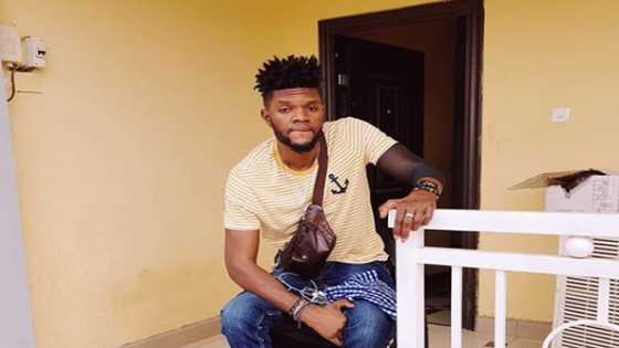 Meet Ogidi Brown the Ghanaian musician who has been handicapped after an accident