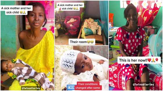 Twins Diaries: Ghanaian brothers transform life of needy mother, new pictures show great transformation