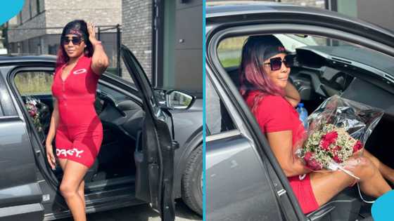 Ghanaian lady celebrates a new beginning as she relocates to Belgium for greener pastures