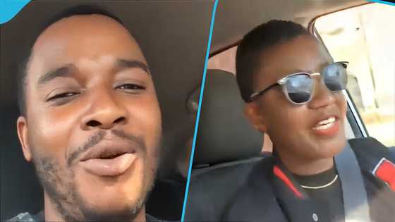 Twene Jonas chills with female US soldier, refers to her as Ahoufe Patri's "lookalike"