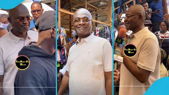 Kennedy Agyapong visits Kantamanto market after return to Ghana, pledges to donate Gh₵100k and items