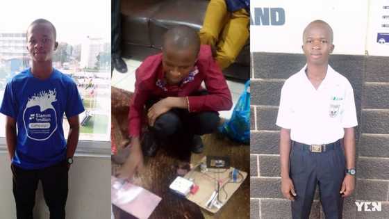 Meet Samuel the Ghanaian SHS boy who has invented car fueled with water