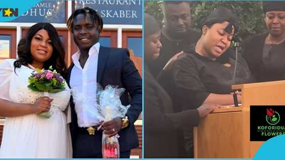 Widow of Adwenepahene reverts to maiden name, weeps as wedding ring is taken off her finger