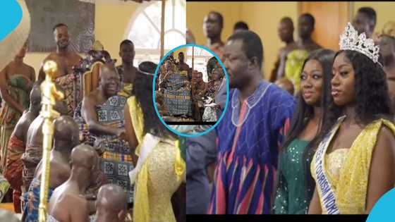 Stacy Amoateng and her daughter meet Otumfuo as Ghana organises the 2023 Miss Teen Tourism World