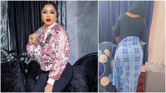 "Nothing should happen to mummy of Lagos": Viral video of Bobrisky flaunting result of surgery stirs reactions