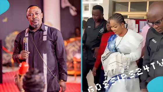 Nigel Gaisie visits Agradaa at Nsawam, opens up on his willingness to plead on her behalf, video