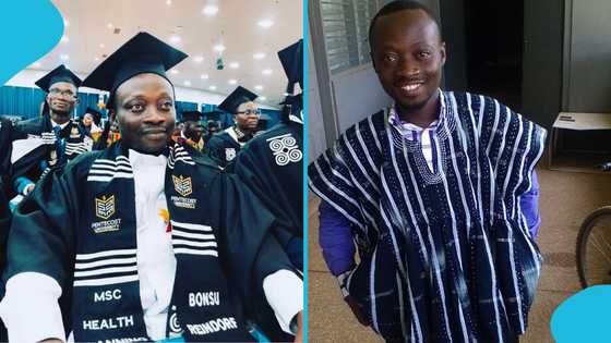 Physician assistant graduates with a master’s in health planning, netizens congratulate him