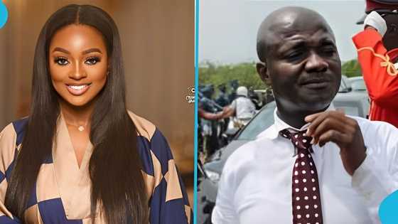 Appiah Stadium over the moon after meeting Ghanaian screen goddess, Jackie Appiah