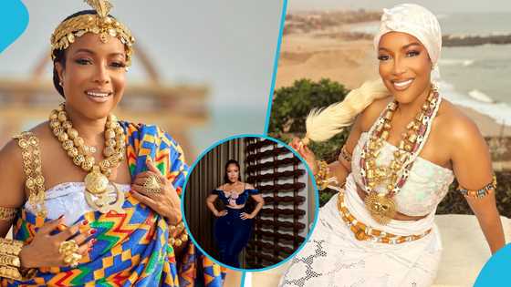 Joselyn Dumas looks splendid in a cutout gown to host Bills Credit founder's lavish birthday party