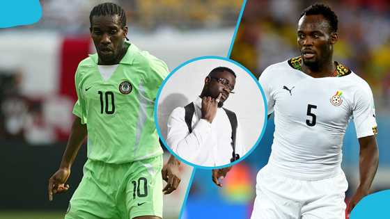 Sarkodie reveals his top 3 African football GOATs: Okocha and Essien included