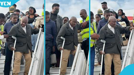 "This is hard to watch": Elderly evacuee from SA struggles to walk, video gets many emotional