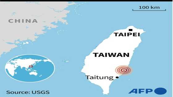 Strong quake strikes eastern Taiwan