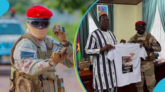 Lil Win invites Burkina Faso Ambassador to the Ibrahim Traoré movie premiere, Ghanaians excite