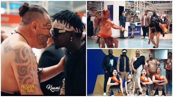 Kuami Eugene: Ghanaian Singer Receives Warm Haka Welcome In New Zealand; Video Impresses Ghanaians