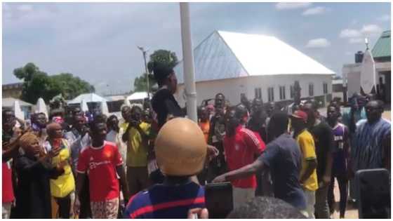 Angry Wa youth storm police station; demand release of friends arrested over flogging incident