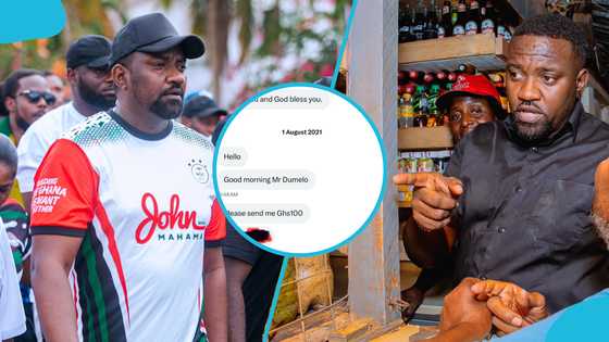 John Dumelo humiliates young man that begged him for GH¢100