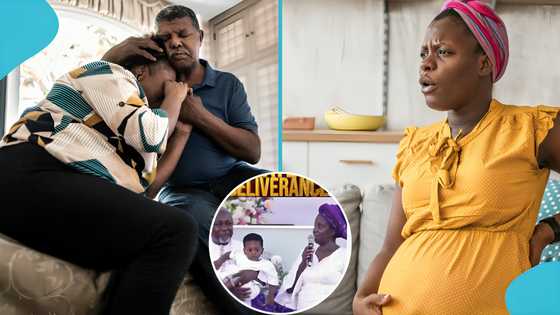 Couple welcome their first child after 30 years of marriage, video moves many to tears