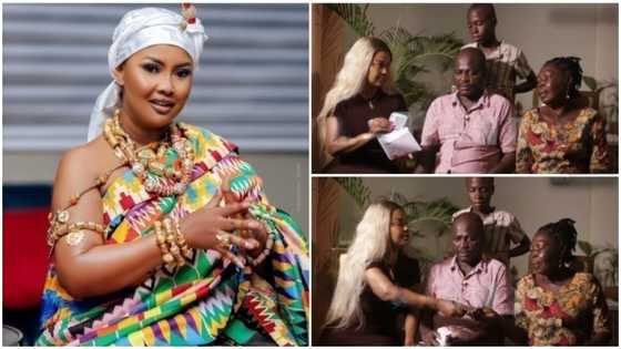 Nana Ama McBrown: Kindhearted Actress Donates GH₵5000 To Old Class Mate Who Has Lost His Eyesight