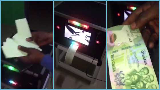 Ghanaian man prints cedi notes with machine in his house, video causes rage on social media