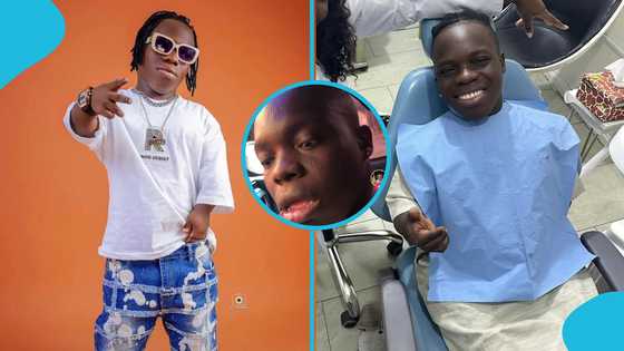 Shatta Bandle Uses Tooth Pick In Viral Video, Fans React: "Settings Man"