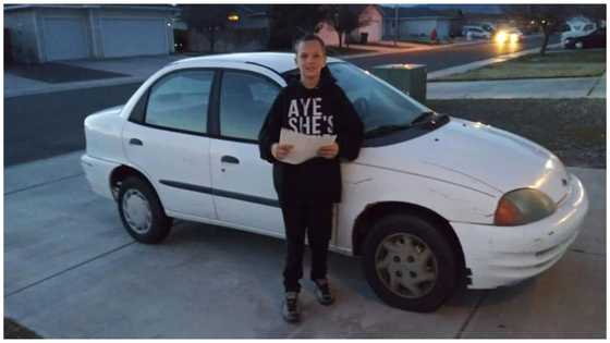 13-year-old boy surprises his mum with amazing car gift