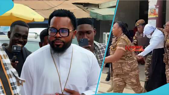 Angel Asiamah distraught as Agradaa is refused bail, video of him leaving court evokes sorrow
