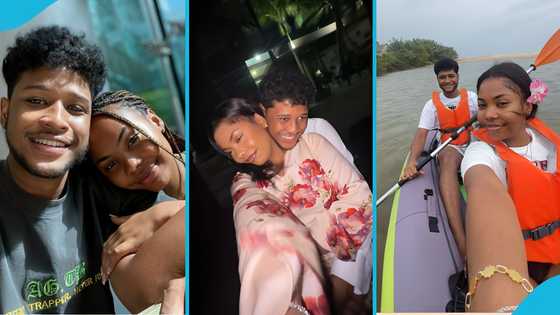 Rahim Banda and his girlfriend Janiece Emefa celebrate their ninth anniversary