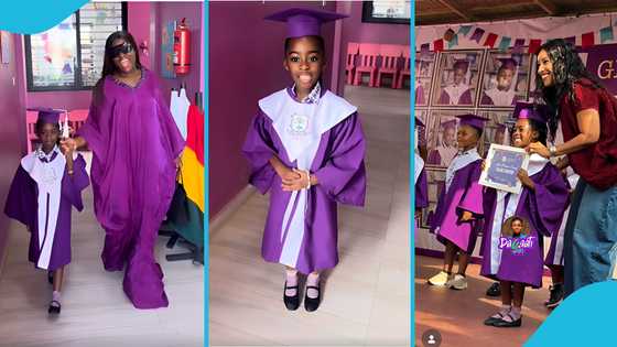 Fella Makafui celebrates her daughter Island on her preschool graduation