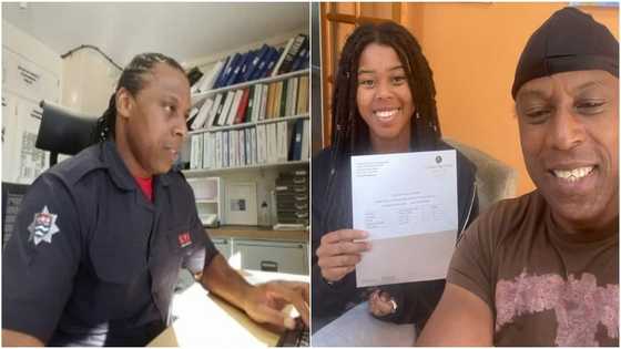 Nigerian Dad Celebrates Daughter Who Made A in all Papers; She's Off to 1 of the Best Varsities in UK