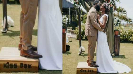 When you know your challenge, you work towards it...kiss box ampa- Netizen says as photo of short groom on a platform goes viral