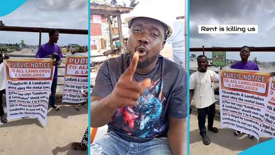 Angry Ghanaian landlord warns tenants against participating in rent protest, threatens eviction