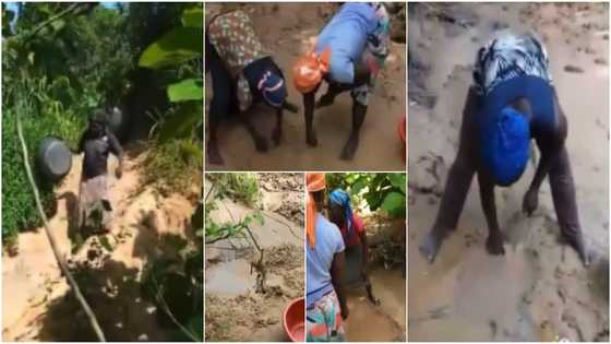 This is heartbreaking: reactions as residents of a community dig ground with their hands for dirty water