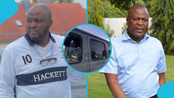 Ibrahim Mahama drives his G-Wagon in traffic, humbly speaks Hausa with rider: "Proud Zongo boy"