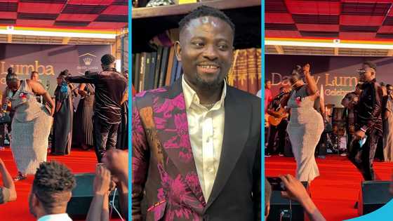 Daddy Lumba’s One Week: Lady who performed with Broda Sammy on stage goes viral