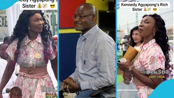 Kennedy Agyapong's elder sister wins hearts as she displays dance moves at event