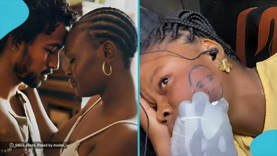 Lover Girl raises the bar as she tattoos boyfriend on her face, video