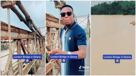 Man shares video of abandoned and rusty bridge in Ghana that is rotting