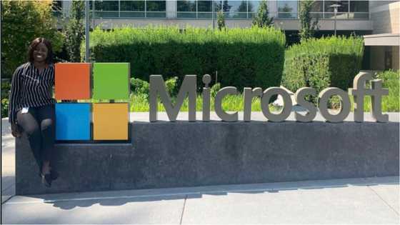 Ghanaian tech-brain who faced rejection celebrates 2 years at Microsoft, drops stunning photo