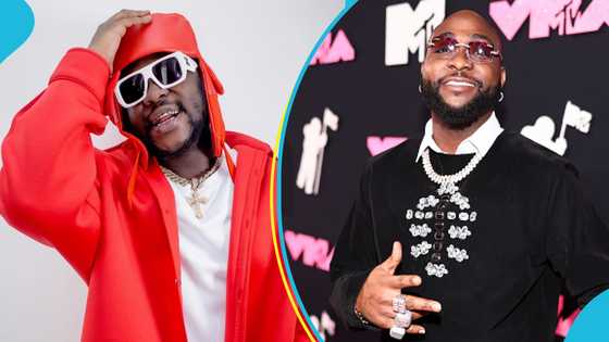 Davido unfriends Medikal amidst Sarkodie's feud with DMV signee Dremo, peeps react