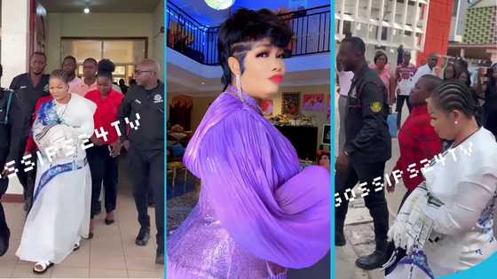 Agradaa on the verge of tears as she leaves court after being handed a 15-year sentence, video