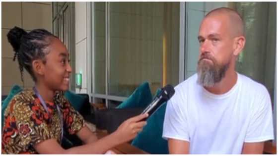 Ghanaian girl gushes after she interviews Jack Dorsey on cryptocurrency