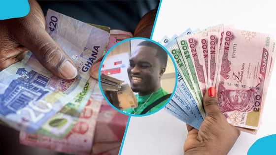 Ghanaian bloggers become "millionaires" after changing GH¢200 to Naira: "Too much money"