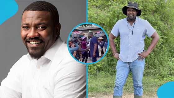 John Dumelo: Street hawkers rejoice with new deputy minister designate for Food and Agric, Video emerges